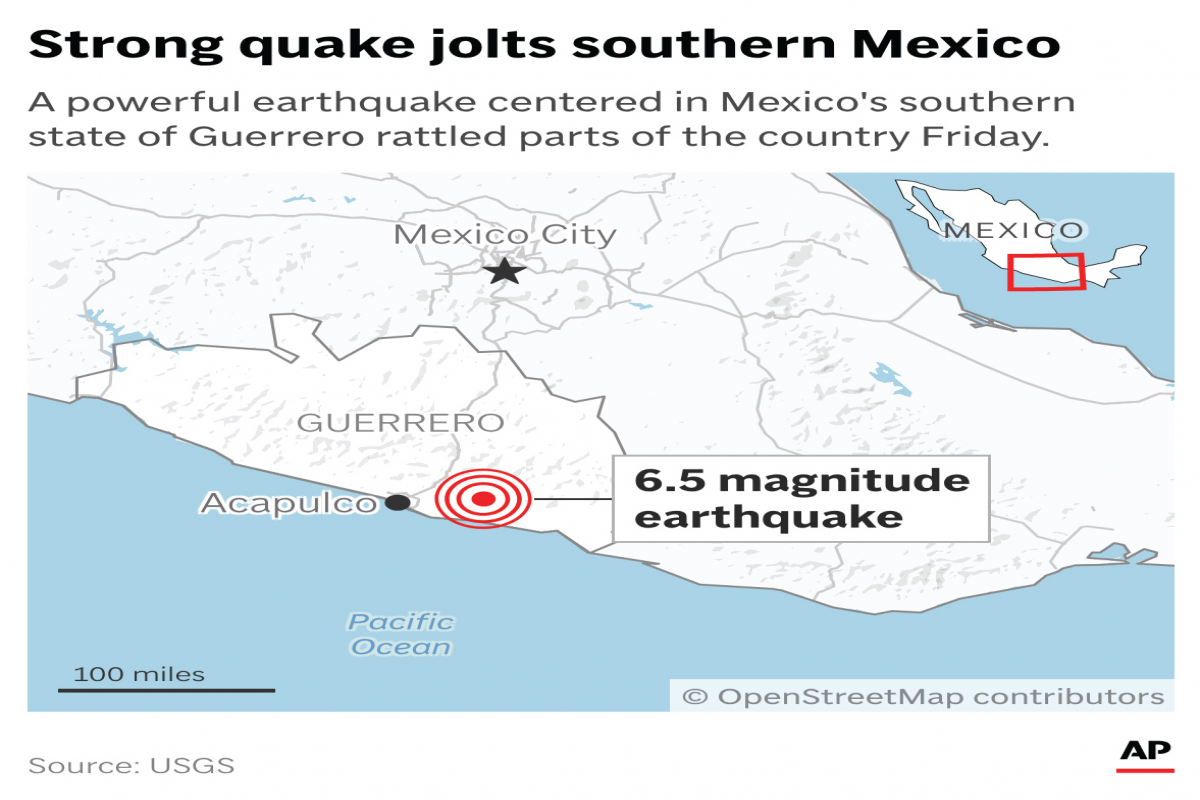 Earthquake in Mexico City leaves 12 injured