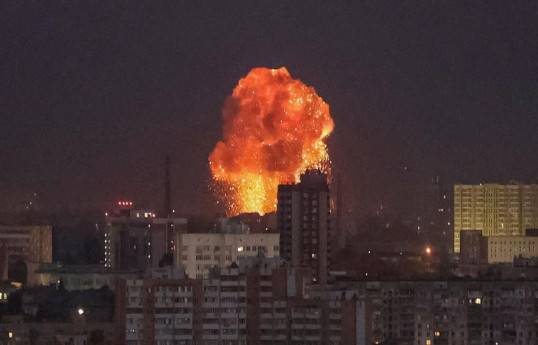 Russia strikes Ukrainian targets, using high-precision armaments