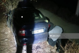 Passenger car crashed into a tree in Goranboy district, killing 2 people, including a minor, and injuring 2 others