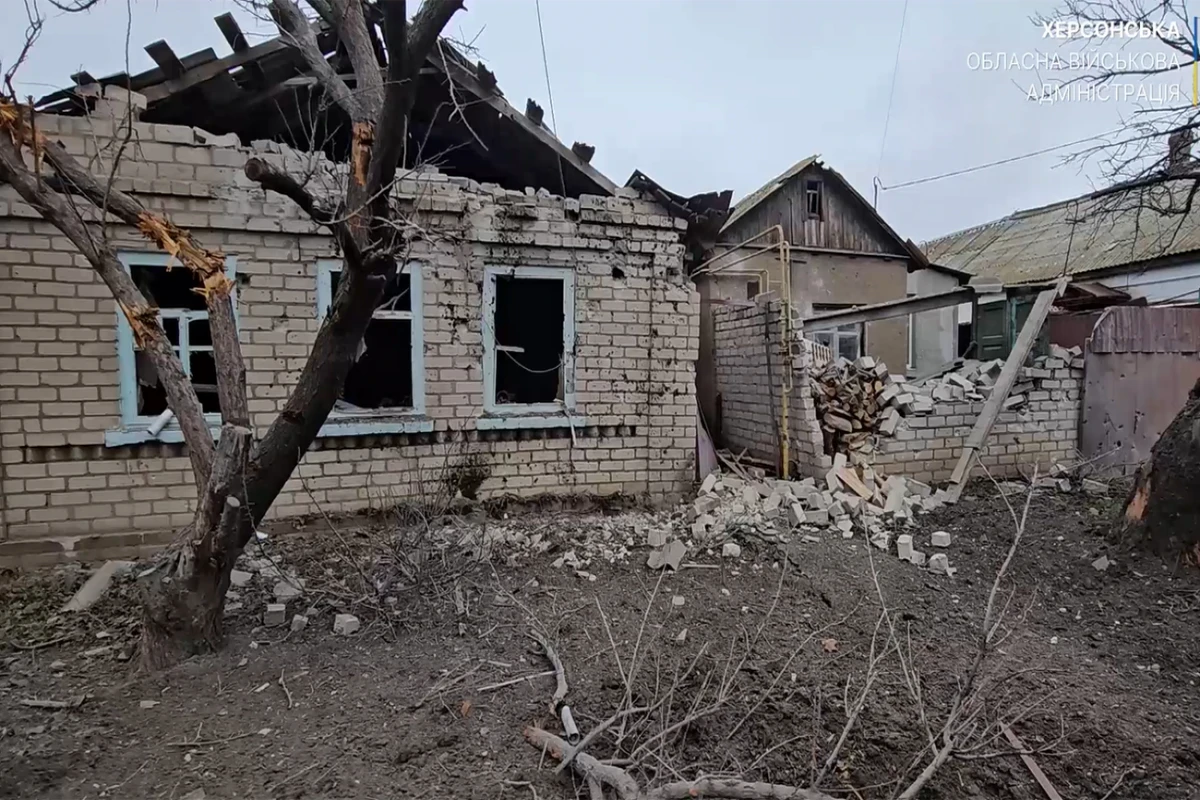 Two killed in Russian strike on Kherson