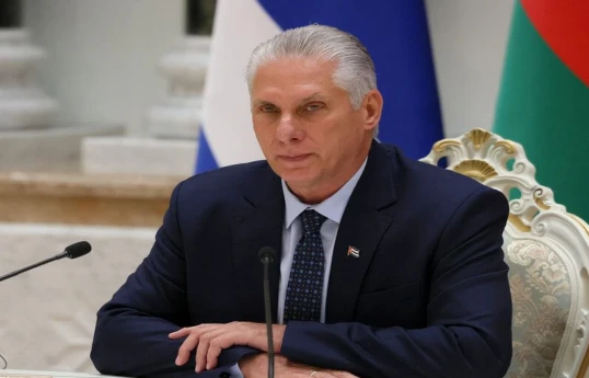 Cuban President Miguel Díaz-Canel Bermúdez