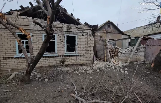 Two killed in Russian strike on Kherson