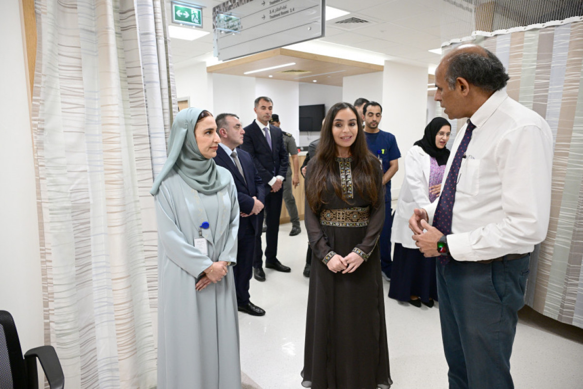 Leyla Aliyeva visits Sultan Qaboos Comprehensive Cancer Care and Research Center in Muscat