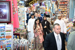 Vice-President of Heydar Aliyev Foundation Leyla Aliyeva tours Oman National Museum and Mutrah Souq in Muscat