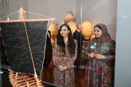 Vice-President of Heydar Aliyev Foundation Leyla Aliyeva tours Oman National Museum and Mutrah Souq in Muscat