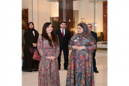 Vice-President of Heydar Aliyev Foundation Leyla Aliyeva tours Oman National Museum and Mutrah Souq in Muscat