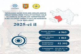 Azerbaijan's ANAMA discovered 6 824 landmines, 52 392 UXOs in liberated territories last year