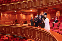Vice-President of Heydar Aliyev Foundation Leyla Aliyeva visits Royal Opera House in Muscat