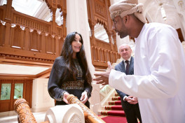 Vice-President of Heydar Aliyev Foundation Leyla Aliyeva visits Royal Opera House in Muscat