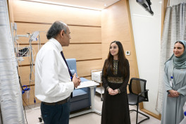 Leyla Aliyeva visits Sultan Qaboos Comprehensive Cancer Care and Research Center in Muscat