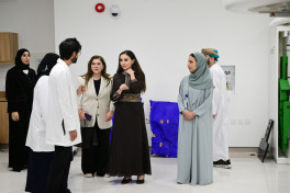 Leyla Aliyeva visits Sultan Qaboos Comprehensive Cancer Care and Research Center in Muscat
