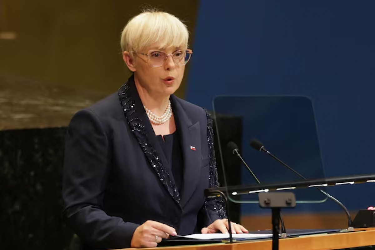 Slovenian President Natasa Pirc Musar