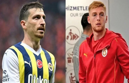 Fenerbahçe footballer Mert Hakan Yandaş, Galatasaray footballer Metehan Baltacı