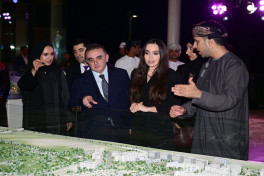 Leyla Aliyeva familiarizes with projects implemented by Oman Tourism Development Company in Muscat