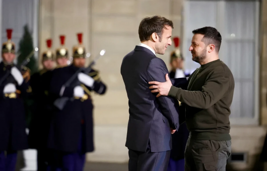 Macron supported Kyiv's plans to maintain the Ukrainian Armed Forces at 800,000 personnel