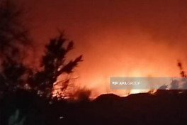 Strong fire breaks out in Azerbaijan's Fuzuli and Jabrayil districts -VIDEO 