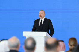 President Ilham Aliyev delivered speech at official opening of 240 MW Khizi-Absheron Wind Power Plant in Baku-UPDATED-1  -PHOTO 