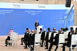 President Ilham Aliyev delivered speech at official opening of 240 MW Khizi-Absheron Wind Power Plant in Baku-UPDATED-1  -PHOTO 
