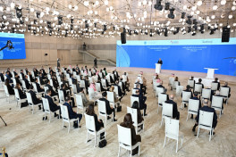 President Ilham Aliyev delivered speech at official opening of 240 MW Khizi-Absheron Wind Power Plant in Baku-UPDATED-1  -PHOTO 