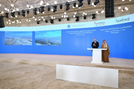 President Ilham Aliyev delivered speech at official opening of 240 MW Khizi-Absheron Wind Power Plant in Baku-UPDATED-1  -PHOTO 