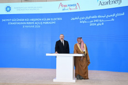 President Ilham Aliyev delivered speech at official opening of 240 MW Khizi-Absheron Wind Power Plant in Baku-UPDATED-1  -PHOTO 