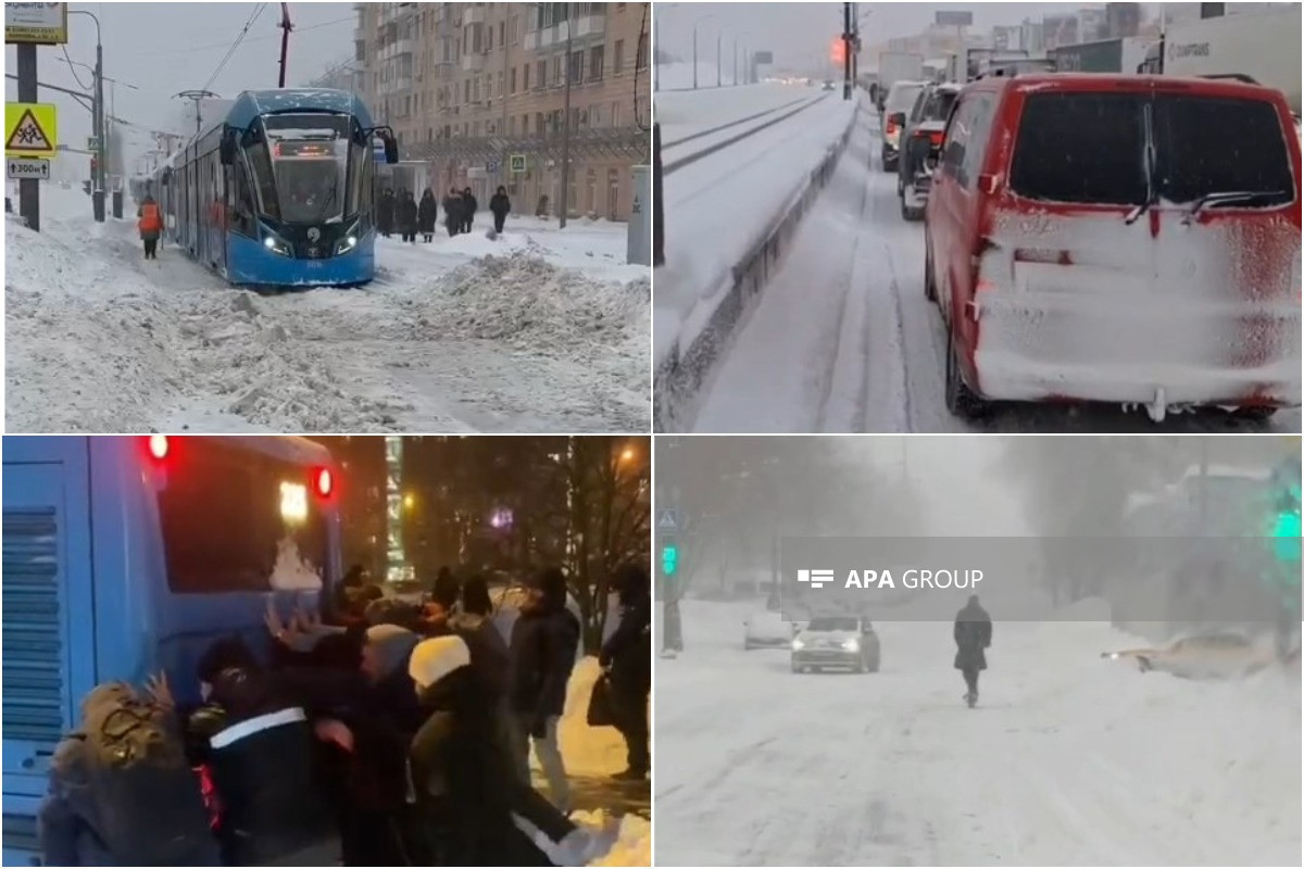 Snowstorm paralyzed life in Moscow, entry to capital from regions has been blocked-VIDEO 