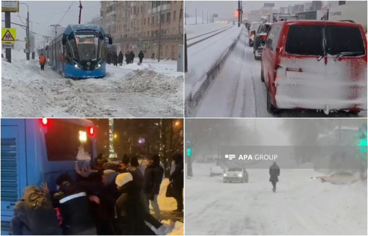 Snowstorm paralyzed life in Moscow, entry to capital from regions has been blocked-VIDEO 