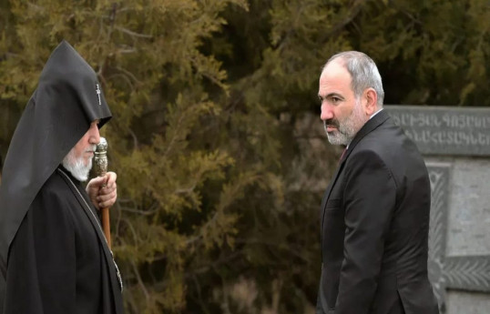 Ktrich Nersisyan (Karekin II), Armenian Prime Minister Nikol Pashinyan