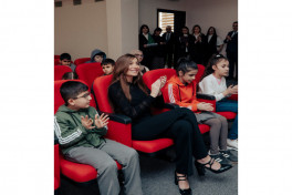 Arzu Aliyeva and Alena Aliyeva visit Shelter and Social Rehabilitation Institution for Vulnerable Groups-PHOTO 
