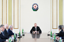 President Ilham Aliyev addresses meeting on State Program for Improvement of Water Supply, Wastewater, And Stormwater Systems in Baku and Absheron peninsula-UPDATED 