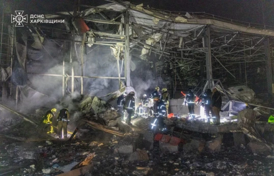 Russian strike near Kharkiv kills four, injures more