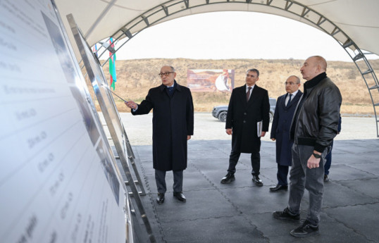 President Ilham Aliyev inspected “Damirli” Ore Processing Complex in Janyataq village, Aghdara -UPDATED 