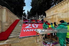 Azerbaijan begins preparations for anniversary of January 20 tragedy in Alley of Martyrs -PHOTO -VIDEO 