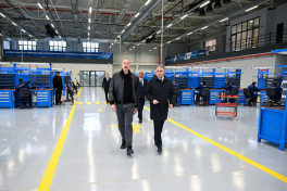 President Ilham Aliyev attended opening of Tartar Electromechanical Plant after reconstruction -UPDATED 