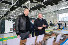 President Ilham Aliyev attended opening of Tartar Electromechanical Plant after reconstruction -UPDATED 