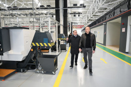 President Ilham Aliyev attended opening of Tartar Electromechanical Plant after reconstruction -UPDATED 