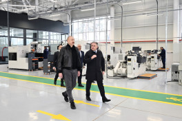 President Ilham Aliyev attended opening of Tartar Electromechanical Plant after reconstruction -UPDATED 
