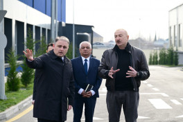 President Ilham Aliyev attended opening of Tartar Electromechanical Plant after reconstruction -UPDATED 