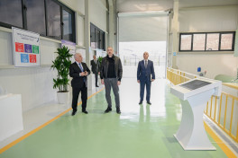 President Ilham Aliyev attended opening of “Gozlukorpu” Hydroelectric Power Plant in Aghdara district-UPDATED 