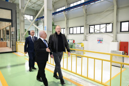 President Ilham Aliyev attended opening of “Gozlukorpu” Hydroelectric Power Plant in Aghdara district-UPDATED 