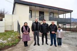 President Ilham Aliyev inspected reconstruction progress in Heyvali village, Aghdara district -UPDATED 
