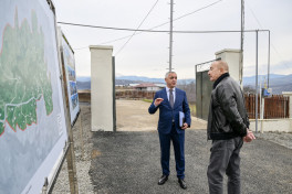 President Ilham Aliyev inspected reconstruction progress in Heyvali village, Aghdara district -UPDATED 
