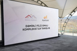 President Ilham Aliyev inspected “Damirli” Ore Processing Complex in Janyataq village, Aghdara -UPDATED 