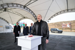 President Ilham Aliyev inspected “Damirli” Ore Processing Complex in Janyataq village, Aghdara -UPDATED 
