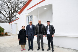President Ilham Aliyev inspected reconstruction progress in Childiran village, Aghdara district -UPDATED 