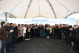 President Ilham Aliyev met with residents of Ashaghi Oratagh, Childiran, Heyvali, and Chapar villages in Aghdara