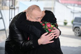 President Ilham Aliyev met with residents of Ashaghi Oratagh, Childiran, Heyvali, and Chapar villages in Aghdara
