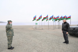 President Ilham Aliyev lays foundation of special operations center in Aghdara district