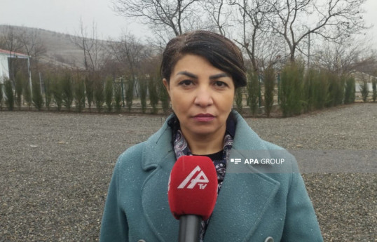 Afat Telmangizi, Head of the Public Relations Department of the Restoration, Construction and Management Service in the city of Khankendi and the Aghdara and Khojaly districts