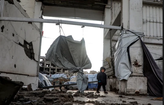 Storm kills 5 Palestinians in Gaza as damaged structures collapse